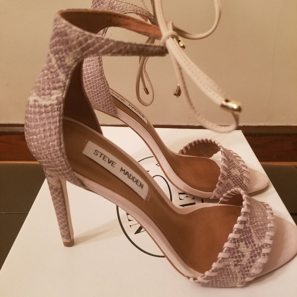 Steve Madden Sallie Snake Snake Sandal - Picture 2 of 5